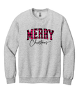 Unisex Crewneck - Merry Christmas Plaid