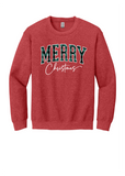 Unisex Crewneck - Merry Christmas Plaid